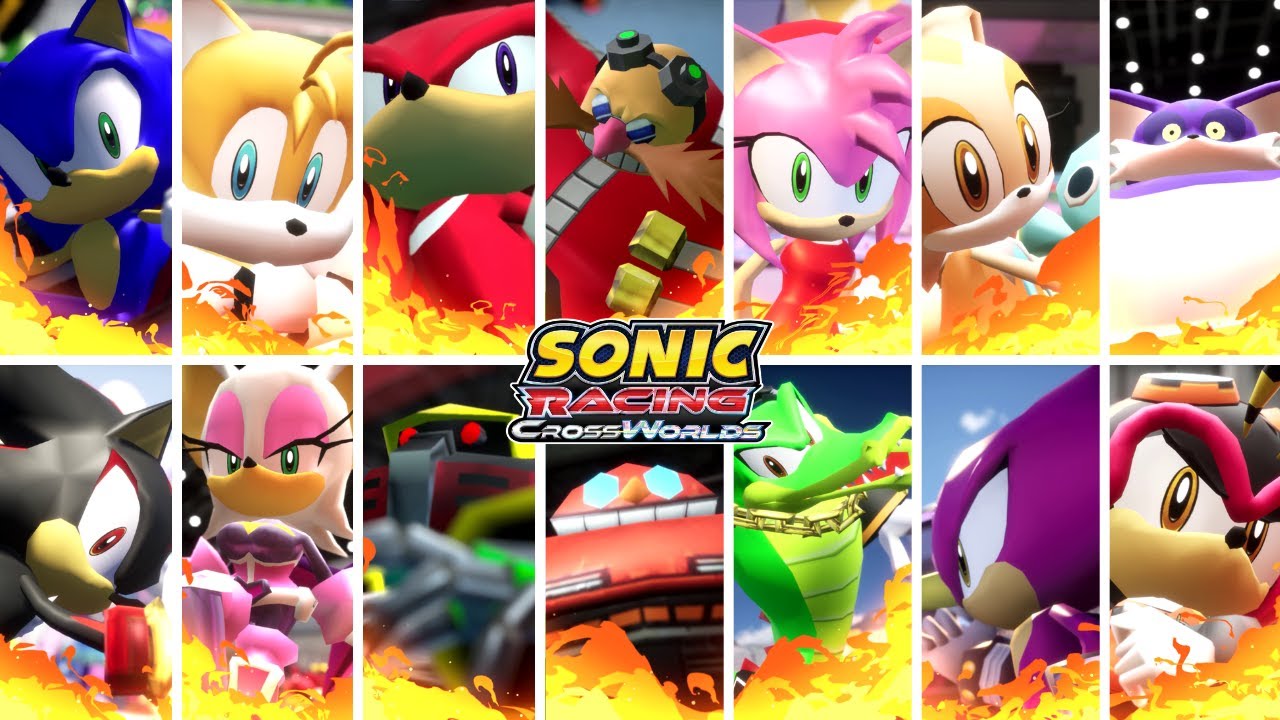 ☀️ NEW SONIC HEROES CHARACTER PACK! - Sonic Racing: CrossWorlds (4K)