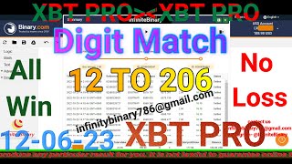 No Loss Digit Match Bot|| Binary Bot || Binary.com || Deriv.com || Deriv Bot || 12-06-23