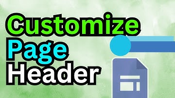 How to Customize Page Headers in Google Sites: Enable or Disable for Your Page  Step by Step Tutoria