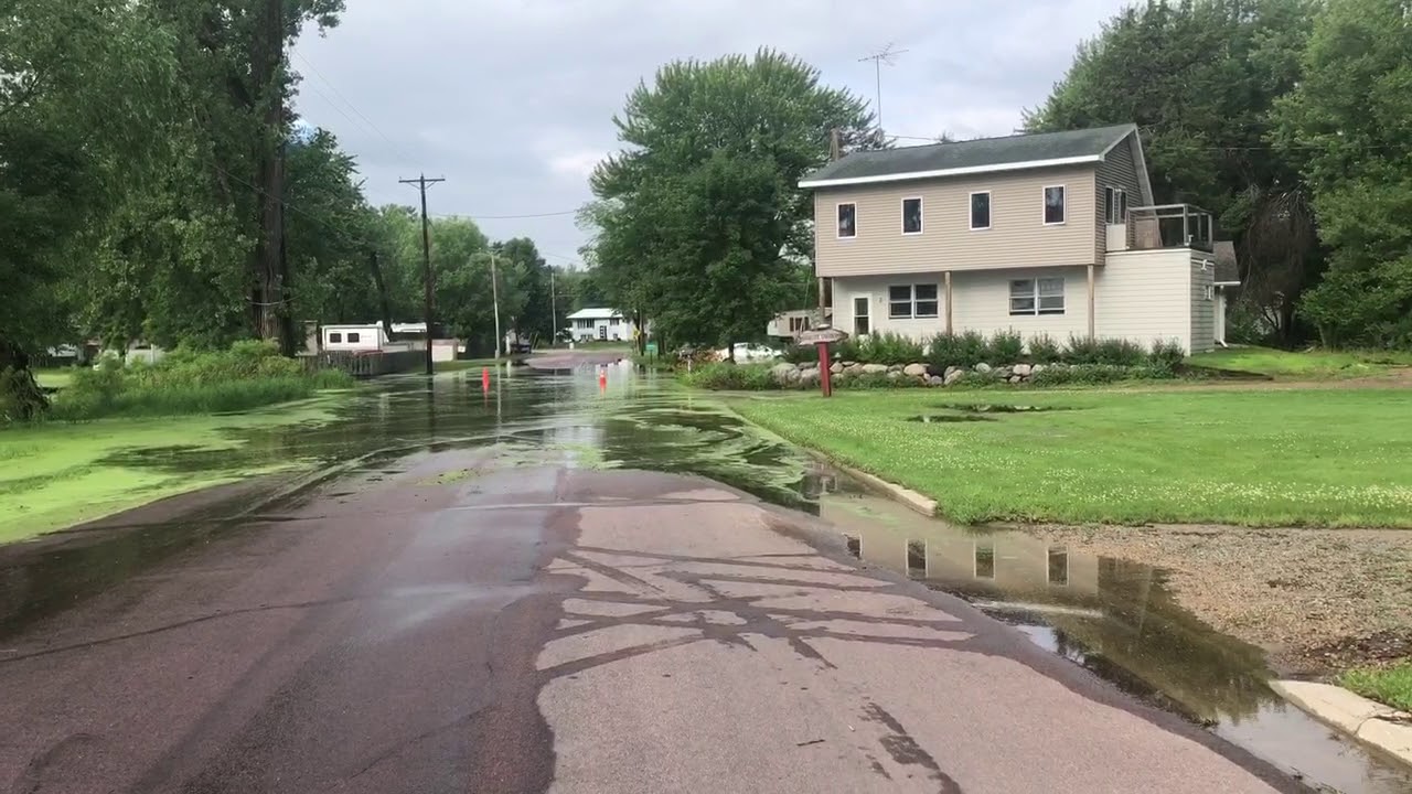 Cannon river flooding Waterville MN 7182019 YouTube