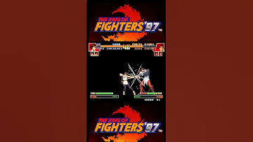 The Kof 97 Yuri Vs Iori Yagami #kof #arcade #fightinggames