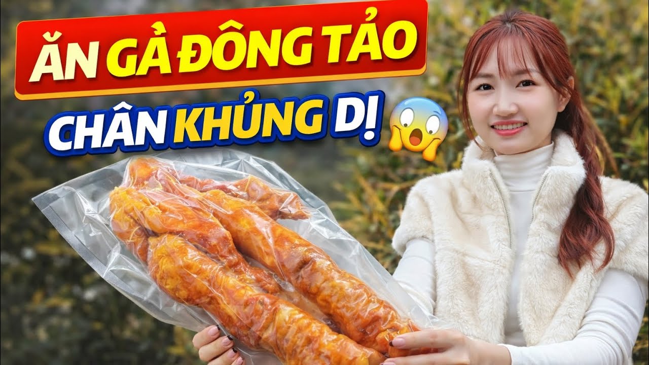 Ẩm Thực Quê Ngày Tết | Lần Đầu Biết Đến Gà Đông Tảo