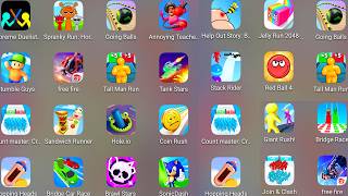 Spranky Run,Jelly Run 2048,Tall Man Run,Big Head Maze,Count Master 3D,Bridge Race,Join & Clash 3D... screenshot 3