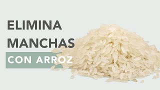 ELIMINA LAS MANCHAS DEL ROSTRO CON ARROZ