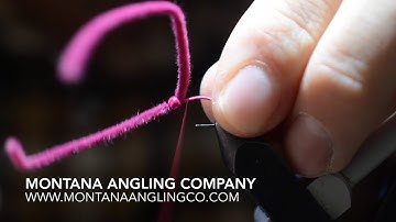 San Juan Worm | Fly Tying tutorial with the Montana Angling Company