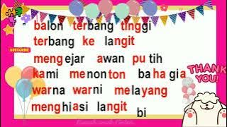 BELAJAR MEMBACA KALIMAT SEDERHANA UNTUK ANAK TK DAN SD