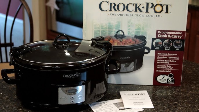 Crock-Pot® Programmable 7-Quart MyTime® Cook & Carry®Slow Cooker