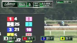RACE 5 PROGRAM 8 1 2026