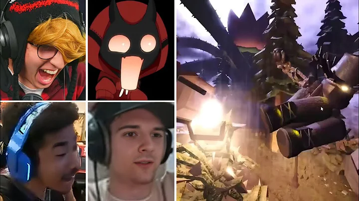 ALL YOUTUBERS REACTION TO DOORS OUTDOORS ENDING CUTSCENE!