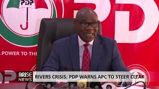 RIVERS CRISIS: PDP WARNS APC TO STEER CLEAR