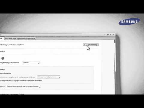 Oprogramowanie Samsung Kies - Synchronizacja kontaktów i kalendarza