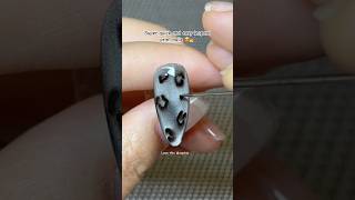 Super quick and easy leopard print nails 😍💅 #nails #simplenails #designnails #nailtutorial