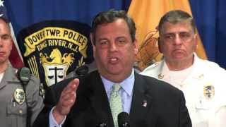 Christie Talks Essential Services Grants in Toms River