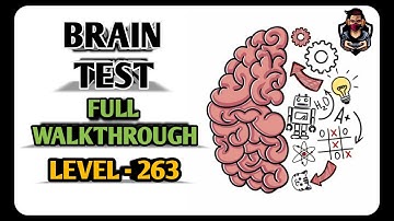 Brain Test - Level 263 - The cat needs to get to the fish again | Full Walkthrough