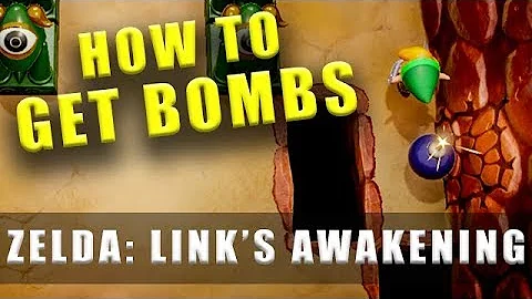 Where is bomb in Link's Awakening?