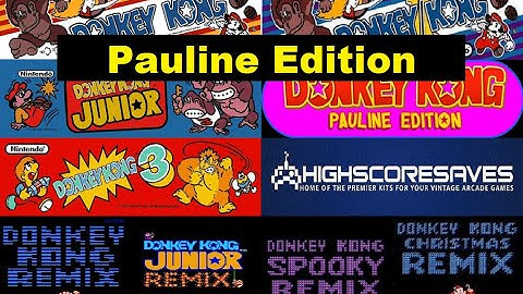 3DK Ultimate Donkey Kong Multigame Kit - Pauline Edition