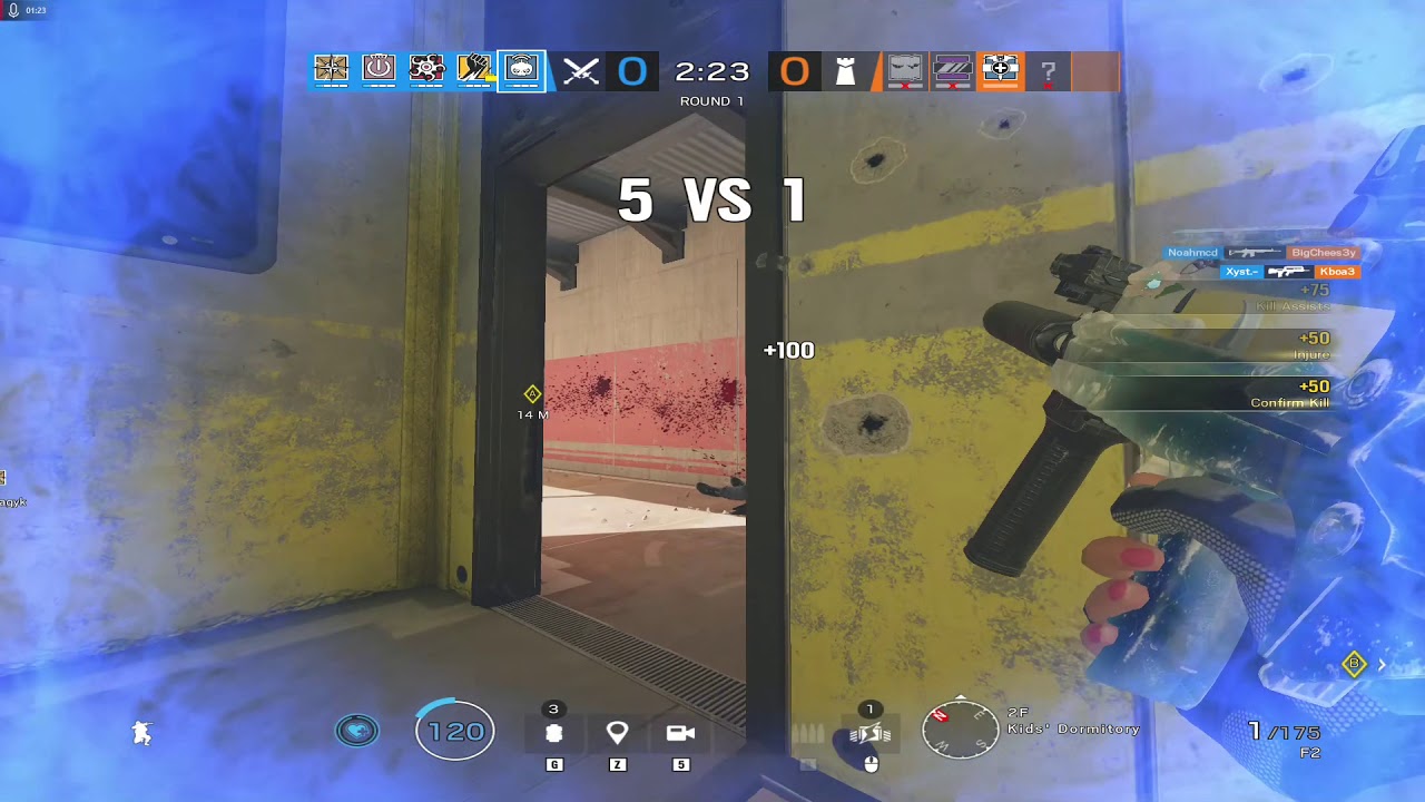 INSANE CHAMPION 4-4 MATCH POINT 1v4 CLUTCH - Rainbow Six Siege - YouTube