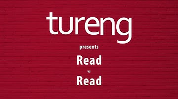 How to pronounce Read - Heteronyms by Tureng