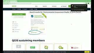How to install the Environmental Assessment Studio in QGIS