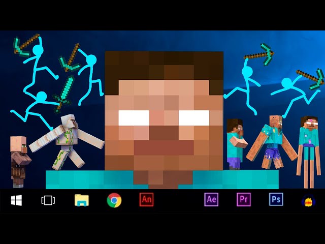 Alan Becker Animation Vs Minecraft Herobrine - Discover & Share GIFs