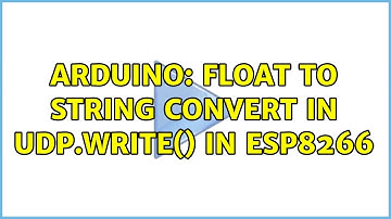 Arduino: Float to String Convert in Udp.write() in esp8266