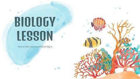 Free Biology Lesson PowerPoint Template & Google Slides Theme by GreatPPT.com