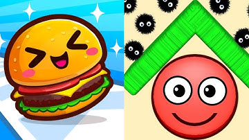 Food Run VS Hide Ball Brain Teaser - Max Levels Gameplay Walkthrough (Android iOS)