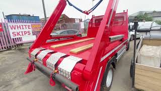 Mini skip truck build 3.5 ton transit Billy white skip-worx.co.uk