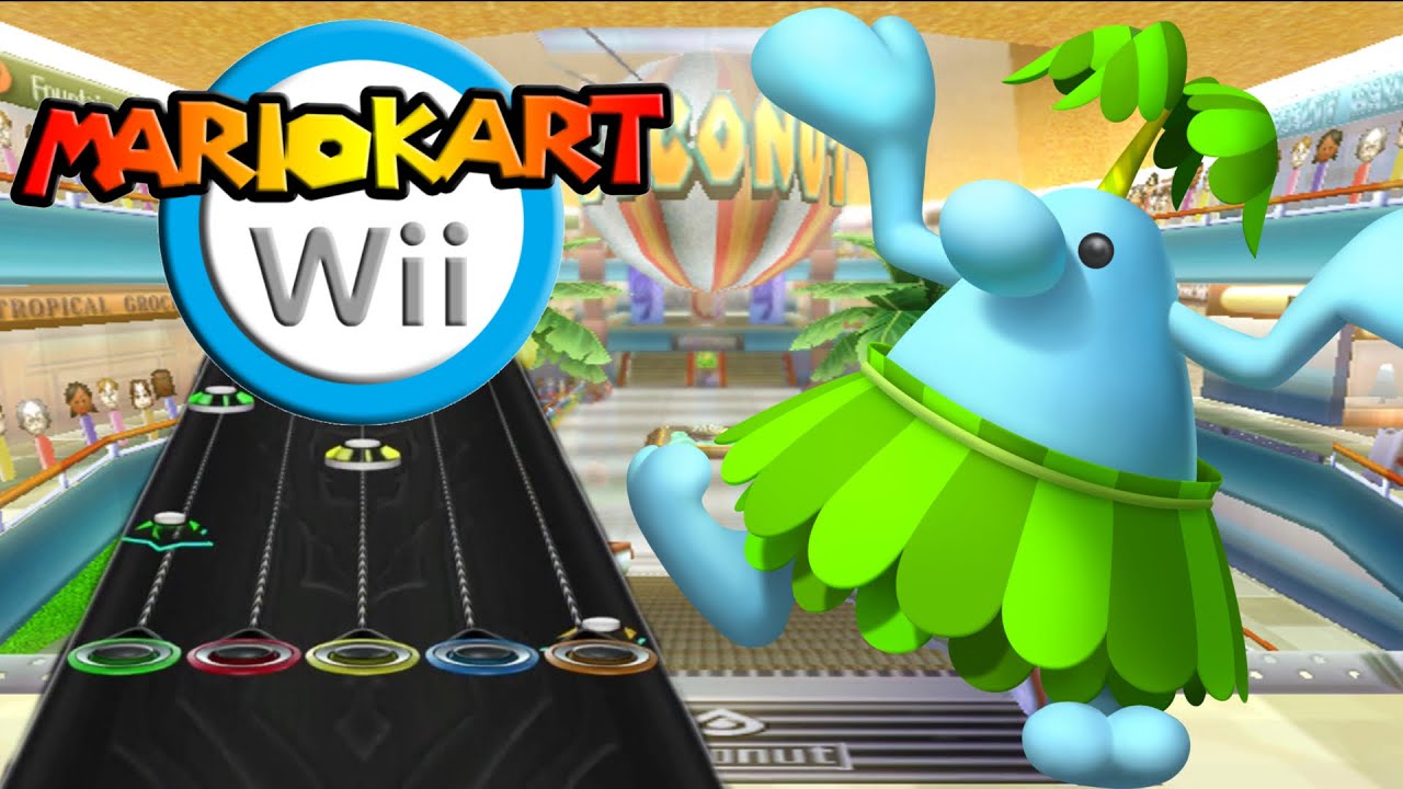 Coconut Mall from Mario Kart Wii Clone Hero YouTube