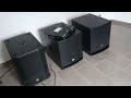 bass test zwischen the box cl 115 , ld dave 15 g 3 und rcf 905 as II