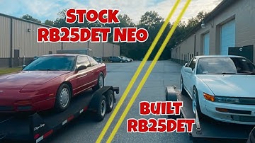 Gebouwde RB25DET versus standaard RB25DET NEO