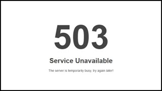 حل مشكلة: service Unavailable Error لمواقع الووردبريس