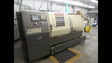 Hardinge Cobra 65 CNC Turning Center with Chip Conveyor, Fanuc Control and More