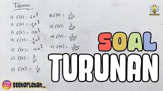 NGERJAIN SOAL TURUNAN PECAHAN‼️