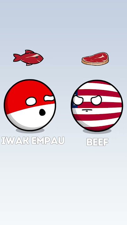 The US and Indonesia Are Arguing About Food #countryballs