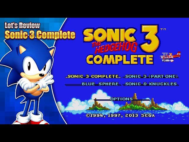 Sonic 3 Complete Review - The full Sonic 3 package? 