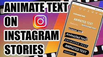 Make your Instagram Stories stand-out by Adding Animated Text! ONLY ONLY ANDROID!!