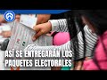 INE promete máxima seguridad en entrega de paquetes electorales el 2 de junio