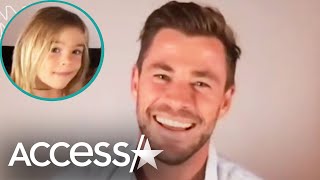 Chris Hemsworth's Son Crashes His Interview