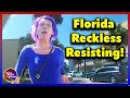Florida Dramatic Arrest: Defies Police, Resists Detainment and Threatens Violence!