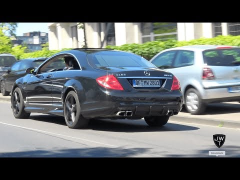 Mercedes-Benz CL63 AMG Coupe SOUNDS! Revving & Accelerations!