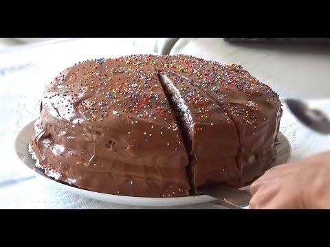 super-moist-chocolate-cake-|-2-layer-chocolate-cake-|-birthday-chocolate-cake