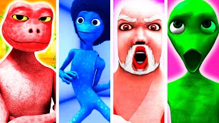 COLOR DANCE CHALLENGE ALIEN GREEN VS PATILA VS DAME TU COSITA VS CRAZY FROG VS BAD SANTA