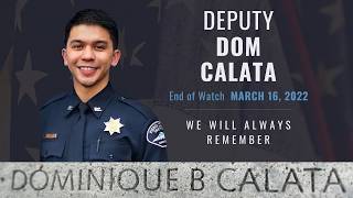 In memory of Deputy Dom Calata