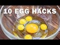 10 AWESOME EGG TRICKS - EGG HACKS