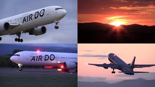 18/06/15 旭川空港 エア・ドゥ AIRDO Boeing 767-300 (JA601A) Arrival