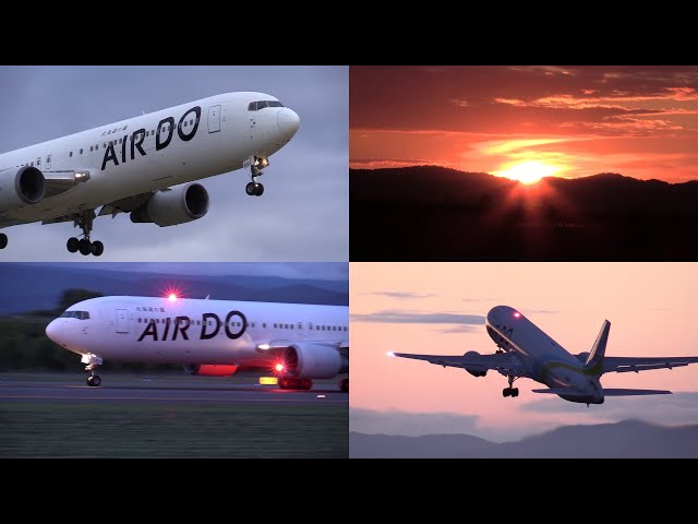18/06/15 旭川空港 エア・ドゥ AIRDO Boeing 767-300 (JA601A) Arrival