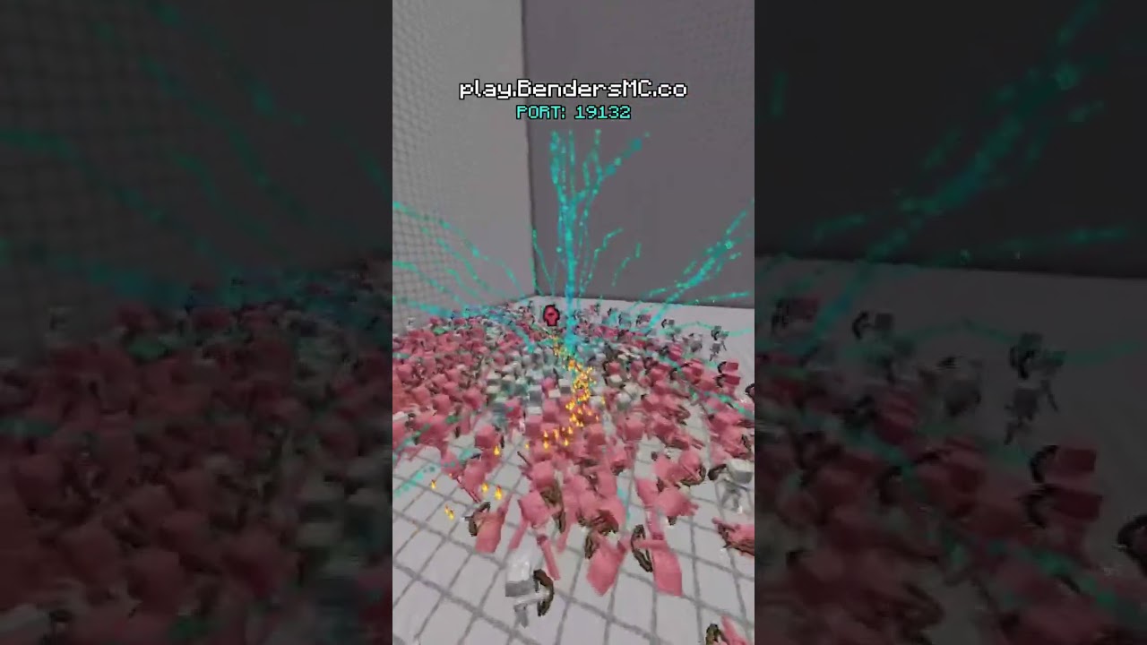 BendersMC — Магия огня против 500 СКЕЛЕТОВ! 