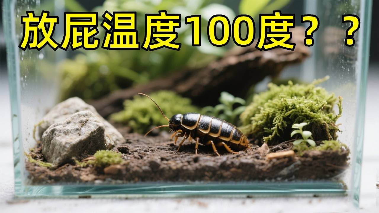 放屁温度高达100度？！养一只会放屁的甲虫做宠物是什么体验？你见过这种昆虫吗？ #昆虫世界 #甲虫 #放屁虫