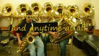 Fun With Spongebob, Bari Sax, And Tuba